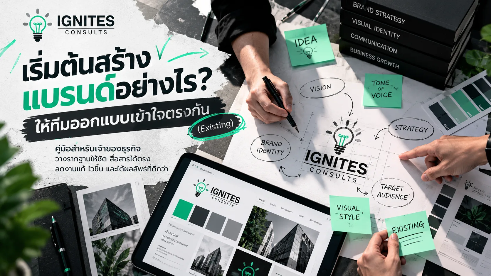 การสร้างแบรนด์และอัตลักษณ์องค์กร